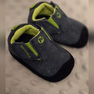 Merrell Kids' Black and Green Shoes